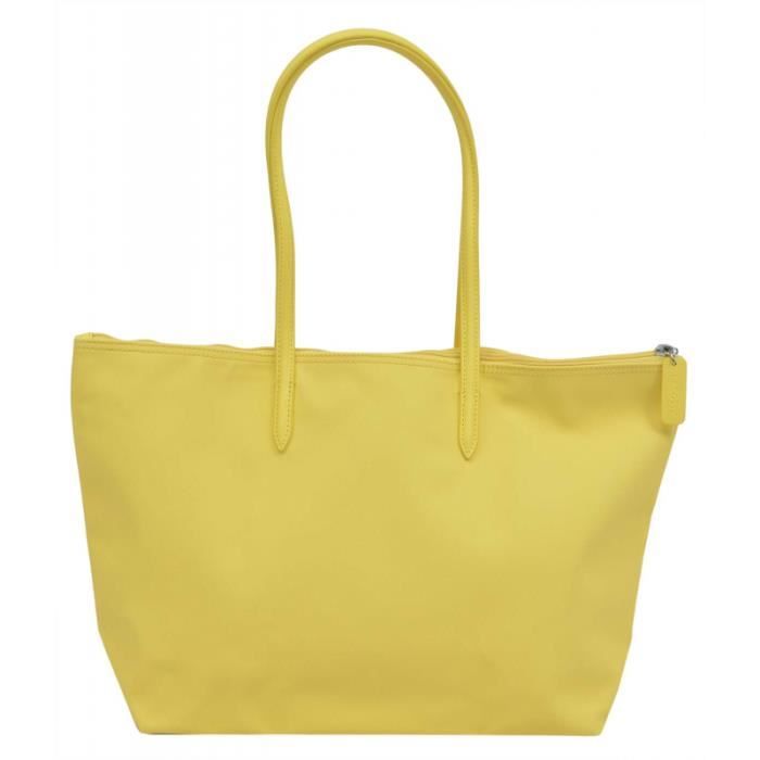 Sac cabas lacoste jaune 2025