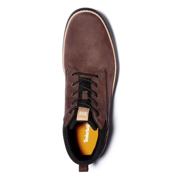 Sneaker homme TIMBERLAND CHUKKA CROSS MARK A2JMR Marron Cuir