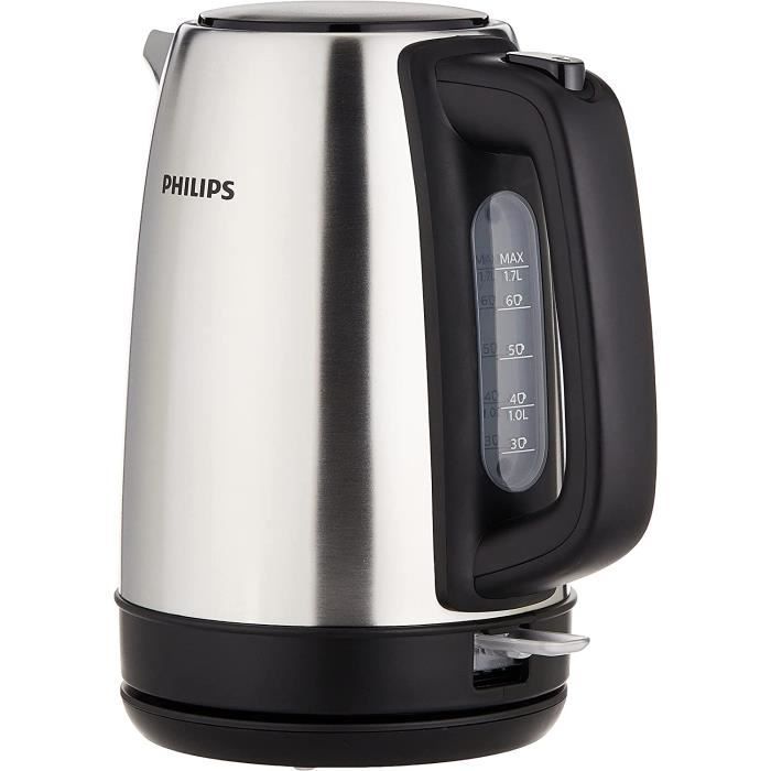 Bouilloire Philips HD9350/90 (2200W, 1,7L, Acier inoxydable