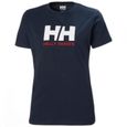 T-shirt femme HELLY HANSEN logo - navy - manches courtes - taille L-3