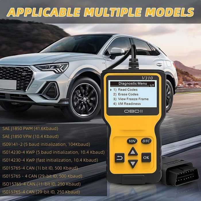 Scanner Auto OBD2 ANCEL - Valise Diagnostic Universel Pour Lecture Codes Erreur Moteur - Neuf