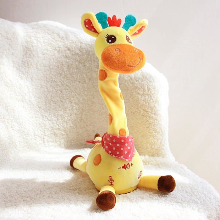 Giraffe Dansante Parlant - Jouet En Peluche, Chante Et Répète Ce Que Vous Dites, Musique, Volume Réglable, Cadeau Parfait Cadeau - Jeux - Jouets Giraffe Dansante Parlant - Jouet En Peluche, Chante Et Répète Ce Que Vous Dites, Musique, Volume Réglable, Cadeau Parfait Cadeau - Jeux - Jouets