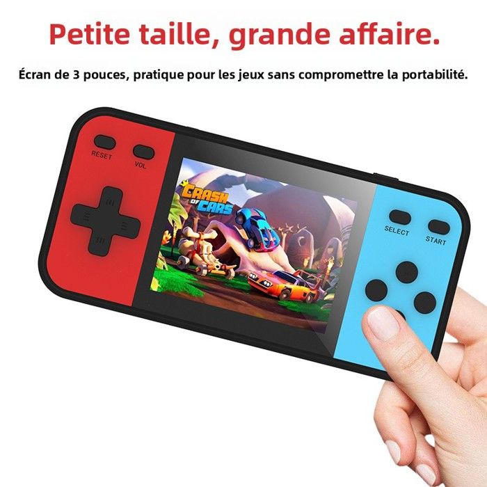 Console de Jeu Portable Rétro | 600 Jeux Intégrés | 4 Langues ...