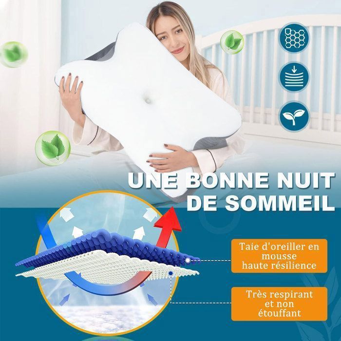 Oreiller ferme épais pour dormir sur le côté Oreiller ferme épais pour dormir sur le côté