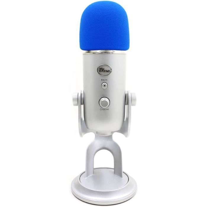 Blue Yeti Bonnette Micro En Mousse - Microphone Filtre Anti-Pop