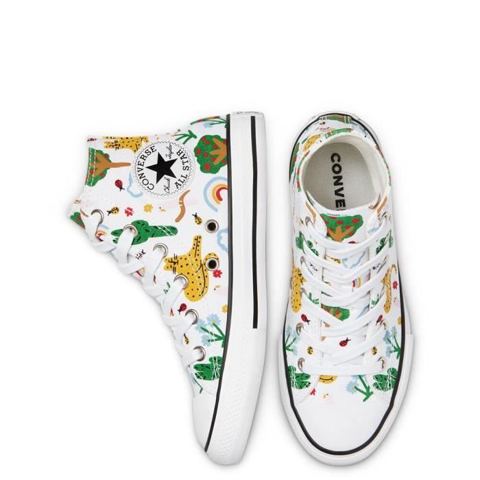Converse All Star Hi Homme Bianco Lacets Taille 27 36