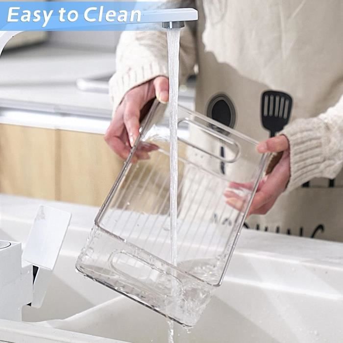 Set De 6 Bacs De Rangement Pour Garde-manger (1 Plateau à œufs Et 5