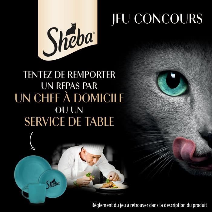 SHEBA 96 Barquettes Selection du boucher en terrine 85g 8x12 Cdiscount