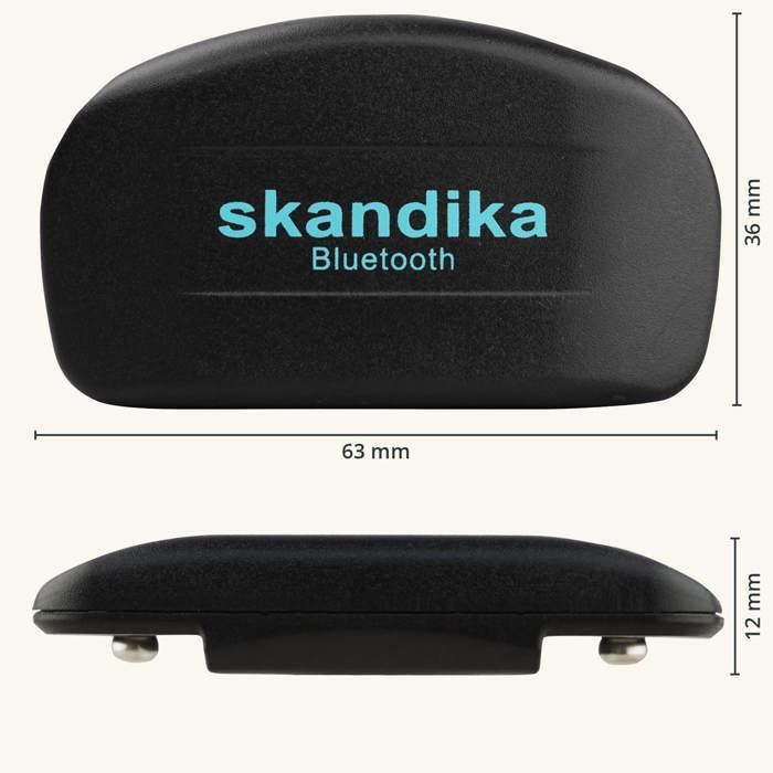 Ceinture Cardiofréquencemètre Skandika Bluetooth – Mesure Du Pouls Sur La Poitrine, Compatible Apps, Montres Et Appareils De Fitness