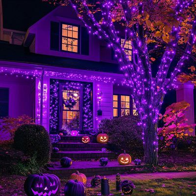 Guirlande Orange Guirlande Lumineuse De Décoration D'Halloween Oranje Violet Étanche - 25M 200... | Bol Guirlande Lumineuse Orange
