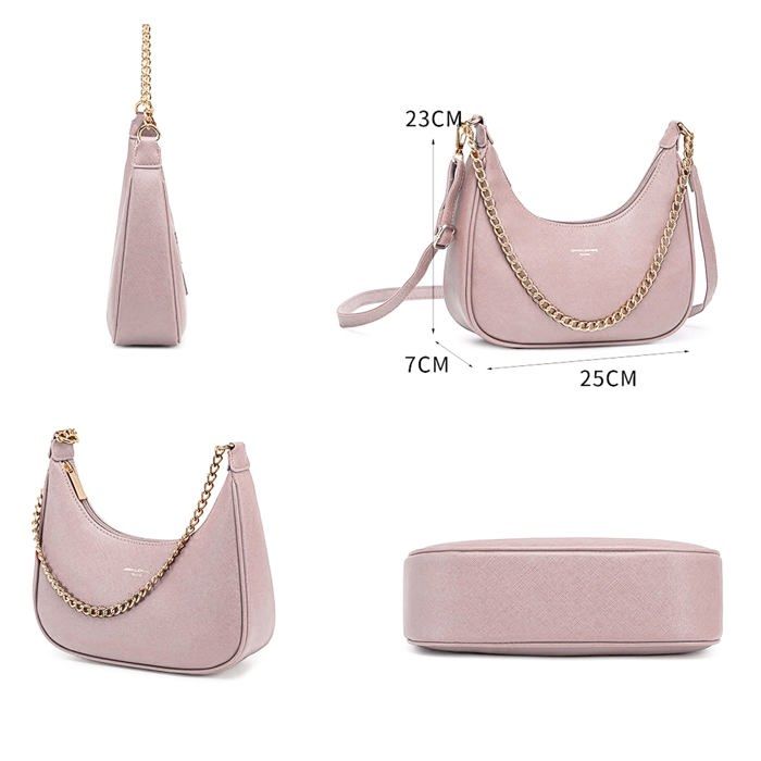 Sangle De Remplacement Pour Sac Rose – Bandoulière Réglable En Simili Cuir 46 Pouces