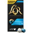 L'Or Espresso Décaféiné intensité 6 Café Capsules X10 compatibles Nespresso®*-0
