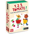 Jeu de cartes éducatif - NATHAN - 1, 2, 3, tomate! - Additionner - Fruit jaune - Légume rouge-0