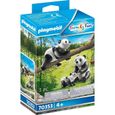 PLAYMOBIL - 70353 - Couple de pandas avec bébé en plastique - Mixte - A partir de 4 ans-0