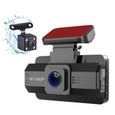 Caméra de Voiture avant et arrière 1080P-480P-Enregistrement en boucle-Sans carte mémoire-Vision Nocturne-0