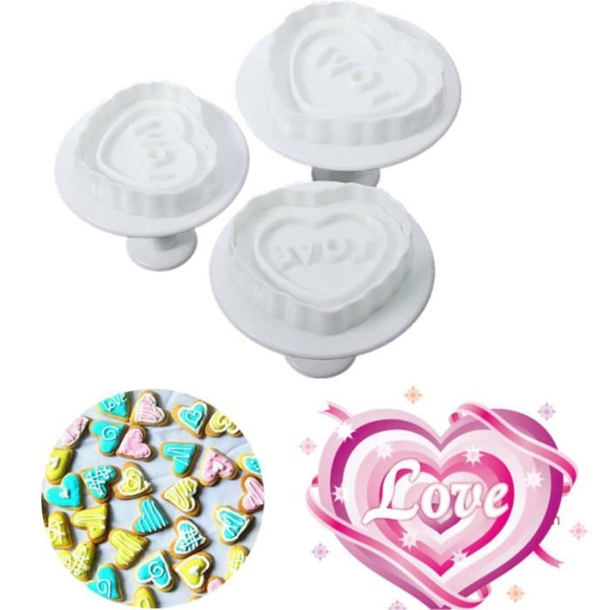 3 Moule Patisserie Gateau Emporte Piece Decoupe Pate Fondant Decoration Coeur Cdiscount Maison 3 Moule Patisserie Gateau Emporte Piece Decoupe Pate Fondant Decoration Coeur Cdiscount Maison