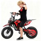Moto Électrique 14" pour Enfants AGILERIDE AC-S1R, Motocross Électrique, Batterie 36V 5.2AH, Moteur 500W, Trois vitesses, Rouge
