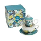 Coffret théière égoïste en Manatea en verre et en porcelaine - Amadeus
