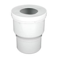 Raccord pour WC - Nicoll - Pipe wc sortie droite avec joint 85-107 O100 - PVC Blanc