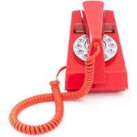 Telephone Bouton Poussoir GPO Trim Phone Red