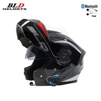 Casque de moto rabattable Bluetooth,casque de sécurité,casque de motocross,casque d'équitation,approuvé DOT ECE[C649025923]