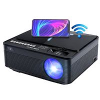 Vidéoprojecteur ONEMIX Bluetooth Wifi 1080p Home Théâtre Cinéma Full HD LED Projecteur Portable 300" - Noir