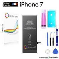 OuiSmart® Kit Batterie pour iPhone 7 (Joint Noir)