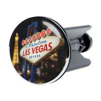 Bonde de lavabo - Las Vegas - Universel - Diamètre 40 mm - Tête en laiton chromé inoxydable - Haut de gamme