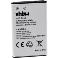 vhbw Batterie compatible avec Doro 2424, Domo smartphone (1200mAh, 3,7V, Li-ion)