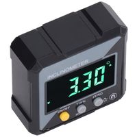 Inclinomètre numérique magnétique YOSOO - Détecteur d'angle 4x90° pour menuisiers - Blanc