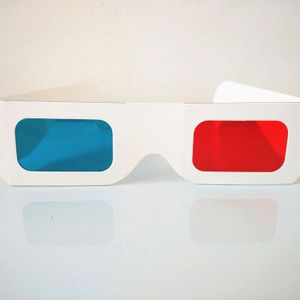 Lunettes 3D Anaglyphes Rouge/bleu Pour Adulte - Pour Films Et Jeux 3D Classiques - 4