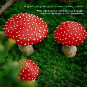 OBJET DÉCORATIF Décoration de jardin champignon lumineux - ATYHAO 