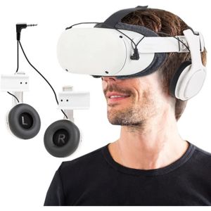 LUNETTES 3D Stereo VR Headphones Custom Made for Oculus Quest 