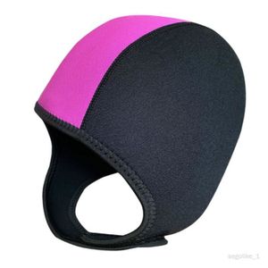 Cagoule De Plongée En Néoprène 2mm - Bonnet Natation Hiver, Protection Tête/oreilles, Pour Snorkeling, Kayak, Moto | Taille L (59-60cm)
