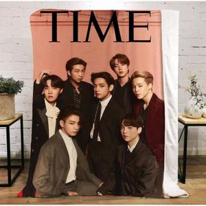 COUVERTURE - PLAID Couverture Polaire Kpop BTS - Marque Kpop BTS - Br