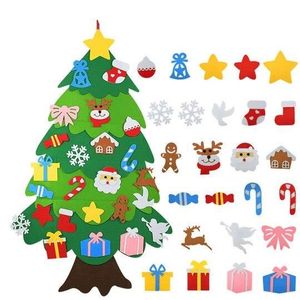 Lalent Felt Christmas Tree with 30PCS Hanging Ornaments for Christmas Decorations 3.2ft DIY Christmas Tree Xmas Gifts for Kids Toddlers Home Wall Decor 