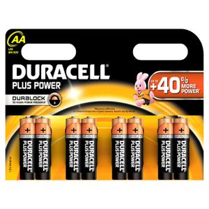 PILES Duracell - Pile Duralock AAx8 Plus Power (LR6)