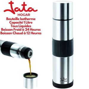 Cafeti/ère isotherme sous vide 1.9L acier inoxydable