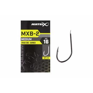 VESTE DE SPORT Hameçons Matrix MXB-2 Barbed Spade End x10 - noir 