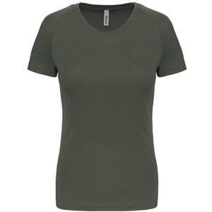 MAILLOT DE RUNNING T-shirt sport - Running - Femme - PROACT - PA439 - vert kaki