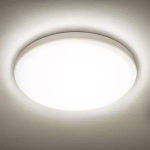 PLAFONNIER LE Plafonnier LED de plafond 24 W, plafonnier LED blanc neutre 4000 K 2200 lm IP54 pour salle de bain chambre à coucher cuisine 477