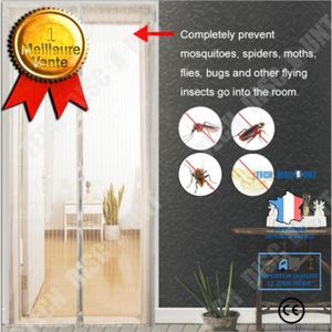 Moustiquaire Magnétique Porte 110 X 185 Cm Moustiquaire Enroulable