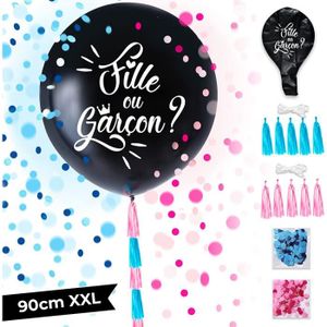 120PCS Gender Reveal Douche Bébé Party Decorations Boîte à Ballons  Guirlande Bleu Rose Blanc BABY Lettres DIY Baby Boîte pour Garçons Filles