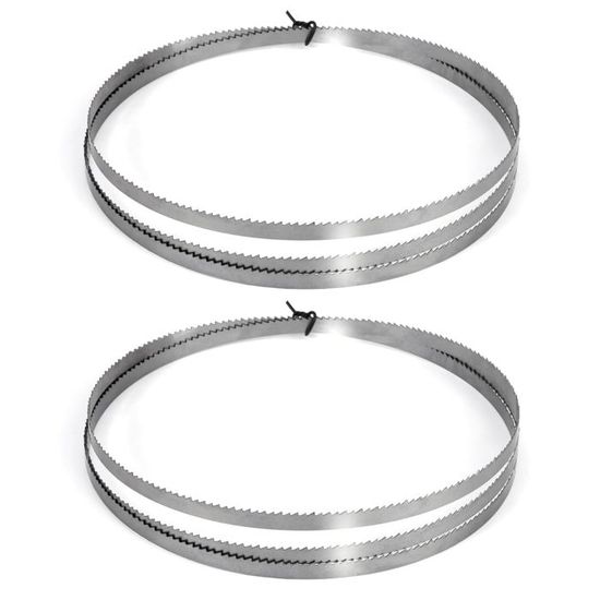 2 Pièces Lames De Scie à Ruban 1070x3.5x0.4mm 12 TPI - SK5 Pour Bois, PVC, Aluminium Mince