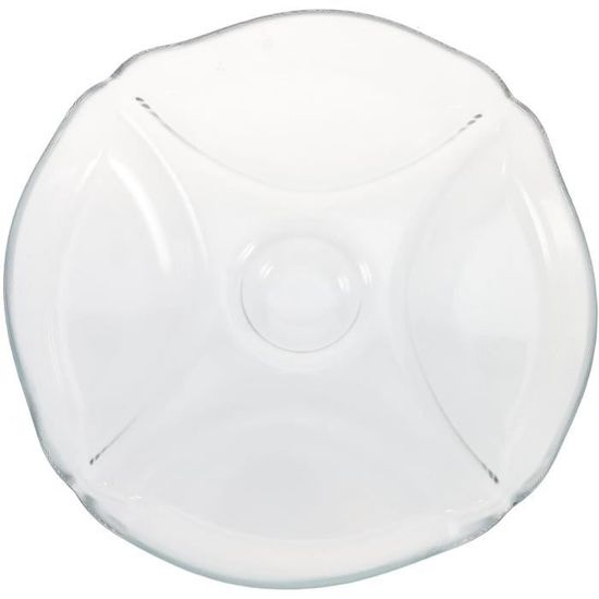 Lot De 2 Assiettes à Compartiments En Céramique Blanche - Pour Sauces, Apéritifs, Condiments - 7,8x7,8 Cm