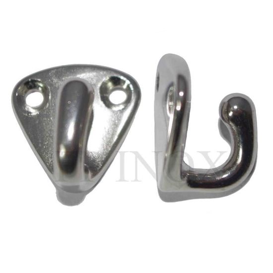 Lot de 2 Crochet Anneau inox 316 