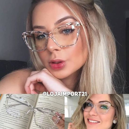 Lunettes papillon Chic pour femmes transparentes transparentes monture optique en plastique cadeau a la mode 2 Black THJR315 Achat Vente lunettes de vue Lunettes papillon Chic pour femmes transparent...