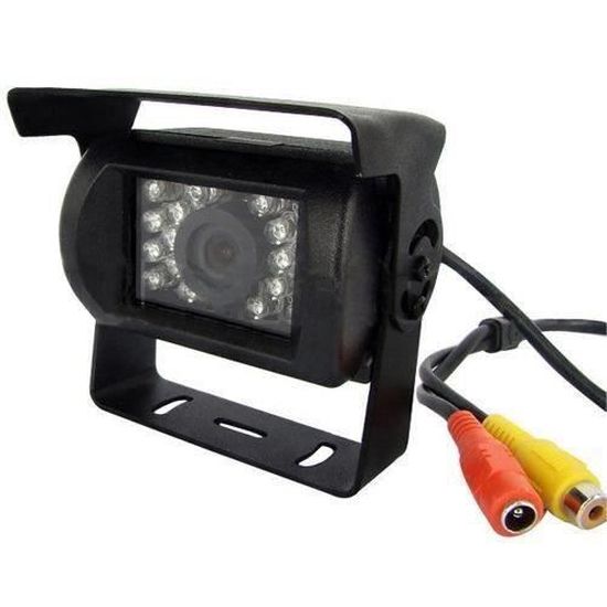Caméra de Recul 18 IR LED 120° Rearview Couleur Arrière Radar pr Bus Auto 12V24V