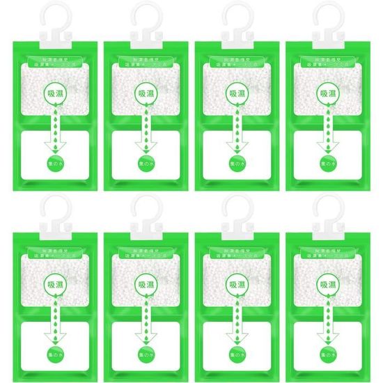 Lot De 16 Sacs Déshumidificateurs Absorbeurs Humidité - Sachets Anti-Humidité Pour Armoire Et Maison