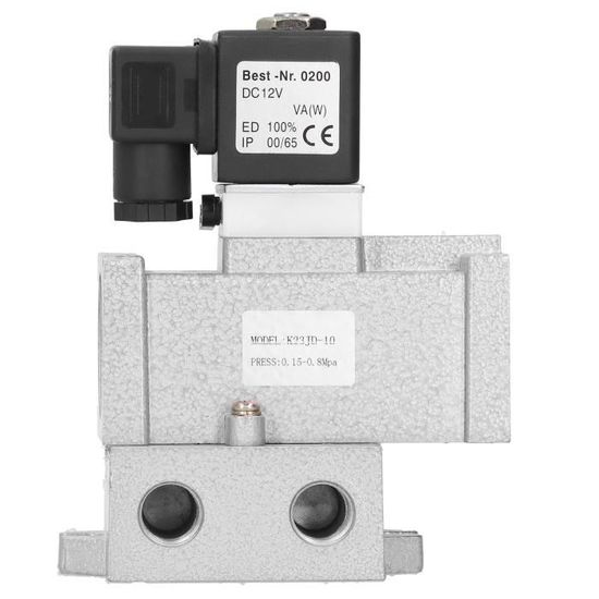 Mini Électrovanne 3 Voies 2 Positions 12V - Petite Vanne Électromagnétique N/O N/C Pour Eau, Contrôle Débit Projet DIY